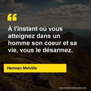 Citation de Herman Melville