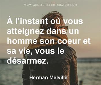 Citation de Herman Melville