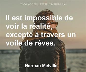 Citation de Herman Melville