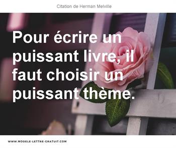 Citations Herman Melville