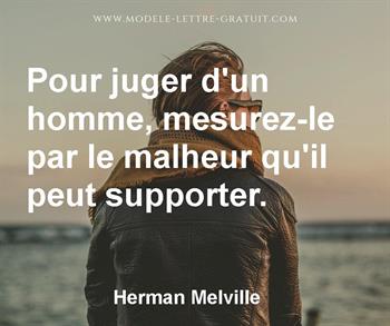 Citation de Herman Melville