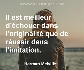 Citation de Herman Melville