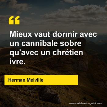 Citation de Herman Melville