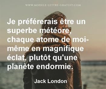 Citation de Jack London