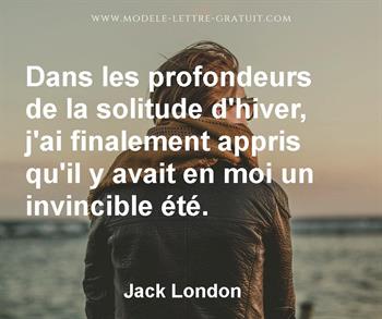 Citation de Jack London