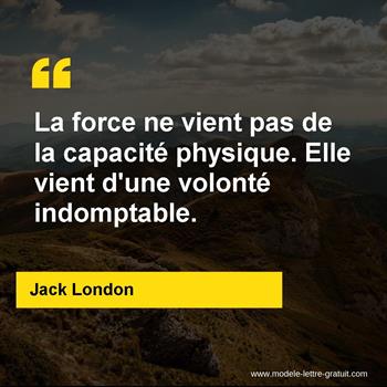 Citation de Jack London