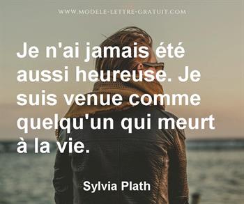 Citation de Sylvia Plath