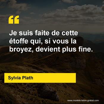 Citation de Sylvia Plath