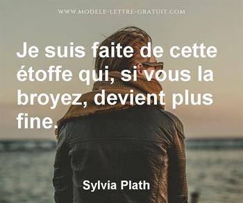 Citation de Sylvia Plath