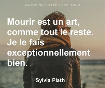 Citation de Sylvia Plath