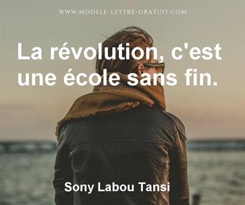 Citation de Sony Labou Tansi