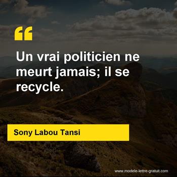 Citation de Sony Labou Tansi