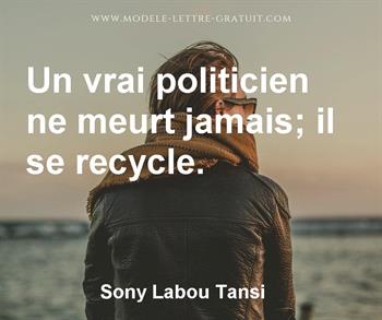 Citation de Sony Labou Tansi