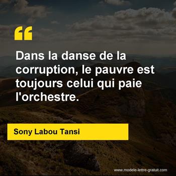 Citation de Sony Labou Tansi