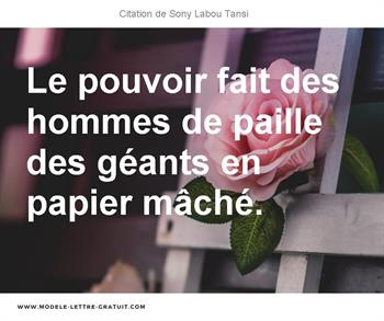 Citations Sony Labou Tansi