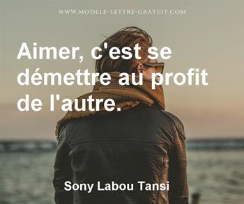 Citation de Sony Labou Tansi