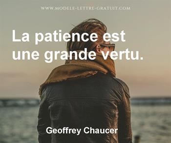 Citation de Geoffrey Chaucer