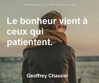 Citation de Geoffrey Chaucer