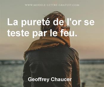 Citation de Geoffrey Chaucer