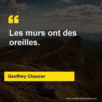 Citations Geoffrey Chaucer
