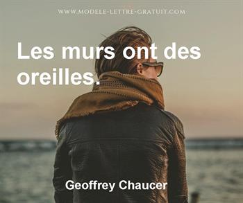 Citation de Geoffrey Chaucer