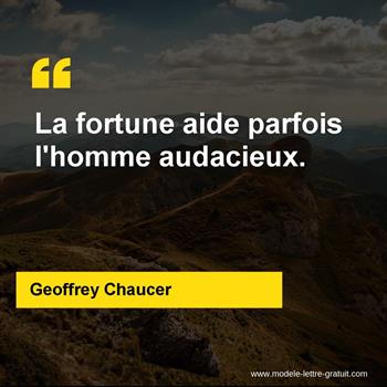 Citation de Geoffrey Chaucer