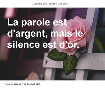 Citations Geoffrey Chaucer