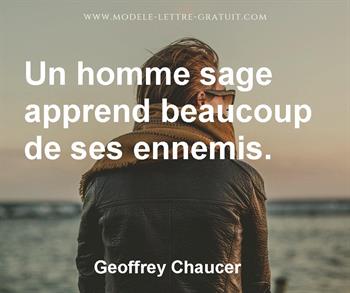 Citation de Geoffrey Chaucer