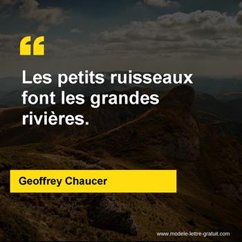 Citation de Geoffrey Chaucer