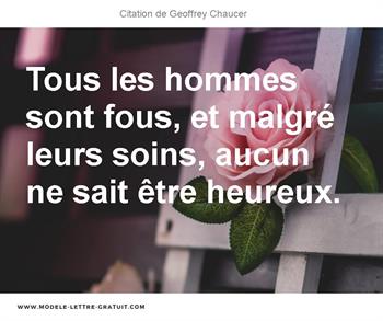 Citations Geoffrey Chaucer