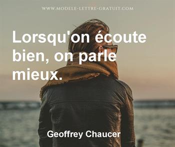 Citation de Geoffrey Chaucer