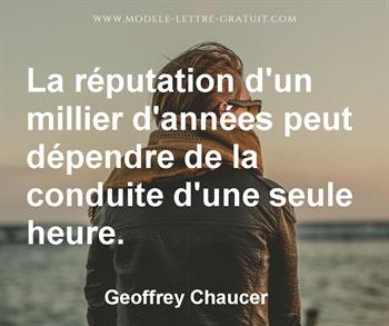 Citation de Geoffrey Chaucer