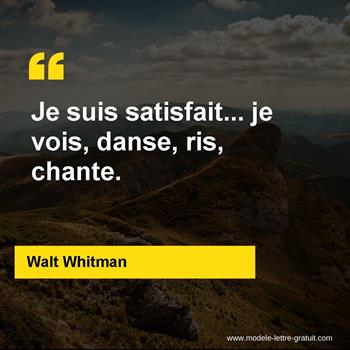 Citations Walt Whitman