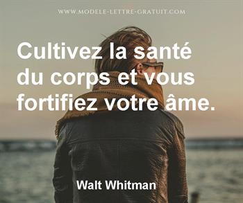 Citation de Walt Whitman