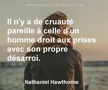 Citation de Nathaniel Hawthorne