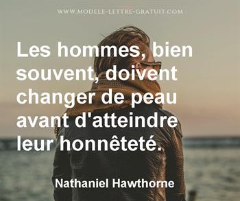 Citation de Nathaniel Hawthorne