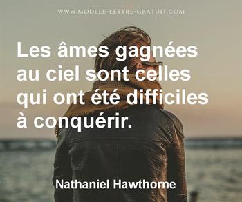 Citation de Nathaniel Hawthorne