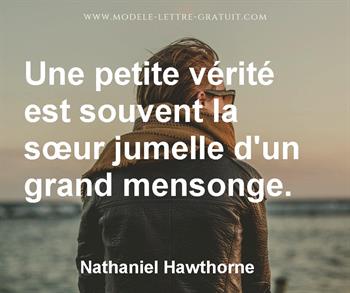 Citation de Nathaniel Hawthorne