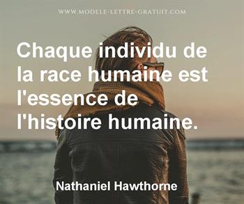 Citation de Nathaniel Hawthorne