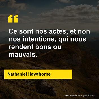 Citation de Nathaniel Hawthorne