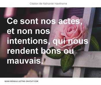 Citations Nathaniel Hawthorne