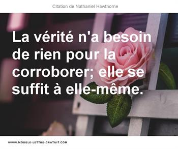 Citations Nathaniel Hawthorne