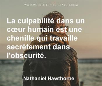 Citation de Nathaniel Hawthorne