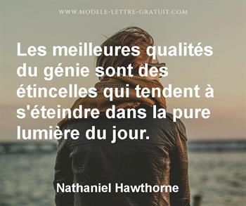 Citation de Nathaniel Hawthorne