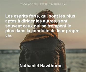 Citation de Nathaniel Hawthorne