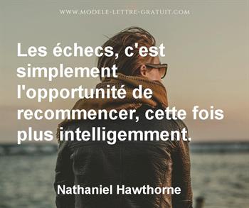 Citation de Nathaniel Hawthorne