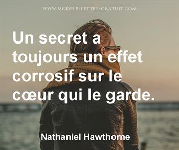 Citation de Nathaniel Hawthorne