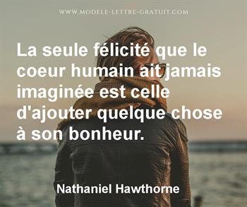 Citation de Nathaniel Hawthorne