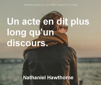 Citation de Nathaniel Hawthorne