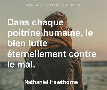 Citation de Nathaniel Hawthorne